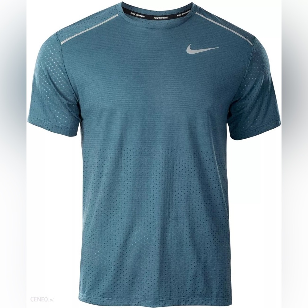 Nike Rise 365 Men’s Running Top Dri-FIT Blue- Small